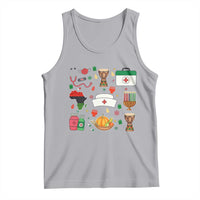 Happy Kwanzaa Nurse Pride Tank Top African Culture Holiday Gift - Wonder Print Shop