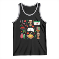 Happy Kwanzaa Nurse Pride Tank Top African Culture Holiday Gift - Wonder Print Shop