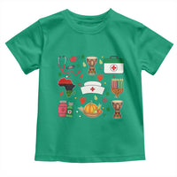 Happy Kwanzaa Nurse Pride Toddler T Shirt African Culture Holiday Gift - Wonder Print Shop