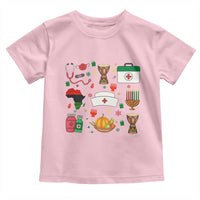 Happy Kwanzaa Nurse Pride Toddler T Shirt African Culture Holiday Gift - Wonder Print Shop