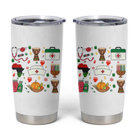 Happy Kwanzaa Nurse Pride Tumbler Cup African Culture Holiday Gift - Wonder Print Shop