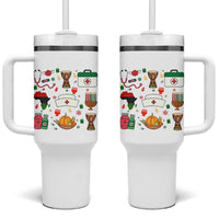 Happy Kwanzaa Nurse Pride Tumbler With Handle African Culture Holiday Gift - Wonder Print Shop