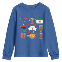 Happy Kwanzaa Nurse Pride Youth Sweatshirt African Culture Holiday Gift - Wonder Print Shop
