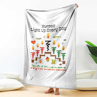 Joyful Kwanzaa Nurse Gift Throw Blanket Light Up Everyday - Wonder Print Shop