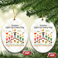 Joyful Kwanzaa Nurse Gift Ceramic Ornament Light Up Everyday - Wonder Print Shop