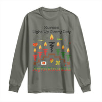 Joyful Kwanzaa Nurse Gift Long Sleeve Shirt Light Up Everyday - Wonder Print Shop