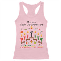 Joyful Kwanzaa Nurse Gift Racerback Tank Top Light Up Everyday - Wonder Print Shop