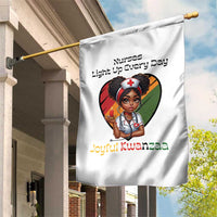 Nurses Light Up Everyday Garden Flag Joyful Kwanzaa Celebration Gift - Wonder Print Shop