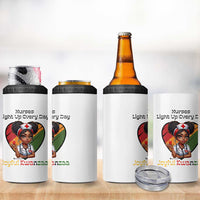 Nurses Light Up Everyday 4 in 1 Can Cooler Tumbler Joyful Kwanzaa Celebration Gift - Wonder Print Shop