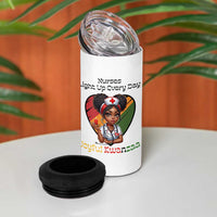 Nurses Light Up Everyday 4 in 1 Can Cooler Tumbler Joyful Kwanzaa Celebration Gift - Wonder Print Shop