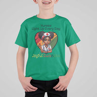 Nurses Light Up Everyday T Shirt For Kid Joyful Kwanzaa Celebration Gift - Wonder Print Shop