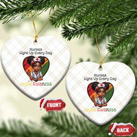 Nurses Light Up Everyday Ceramic Ornament Joyful Kwanzaa Celebration Gift - Wonder Print Shop