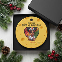 Nurses Light Up Everyday Ceramic Ornament Joyful Kwanzaa Celebration Gift - Wonder Print Shop