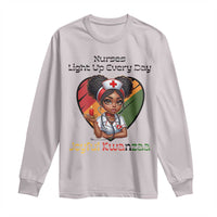 Nurses Light Up Everyday Long Sleeve Shirt Joyful Kwanzaa Celebration Gift - Wonder Print Shop