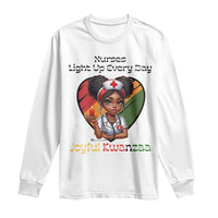 Nurses Light Up Everyday Long Sleeve Shirt Joyful Kwanzaa Celebration Gift - Wonder Print Shop