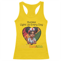 Nurses Light Up Everyday Racerback Tank Top Joyful Kwanzaa Celebration Gift - Wonder Print Shop