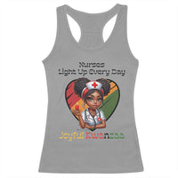Nurses Light Up Everyday Racerback Tank Top Joyful Kwanzaa Celebration Gift - Wonder Print Shop