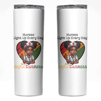Nurses Light Up Everyday Skinny Tumbler Joyful Kwanzaa Celebration Gift - Wonder Print Shop