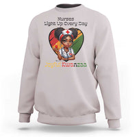 Nurses Light Up Everyday Sweatshirt Joyful Kwanzaa Celebration Gift - Wonder Print Shop