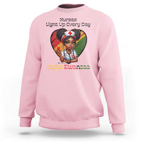 Nurses Light Up Everyday Sweatshirt Joyful Kwanzaa Celebration Gift - Wonder Print Shop