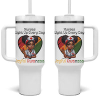 Nurses Light Up Everyday Tumbler With Handle Joyful Kwanzaa Celebration Gift - Wonder Print Shop