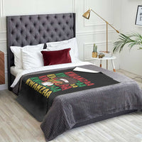 Kwanzaa Nurse Pride Throw Blanket African Heritage Holiday Gift - Wonder Print Shop