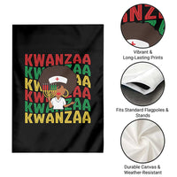 Kwanzaa Nurse Pride Garden Flag African Heritage Holiday Gift - Wonder Print Shop
