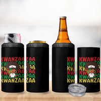 Kwanzaa Nurse Pride 4 in 1 Can Cooler Tumbler African Heritage Holiday Gift - Wonder Print Shop