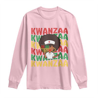Kwanzaa Nurse Pride Long Sleeve Shirt African Heritage Holiday Gift - Wonder Print Shop