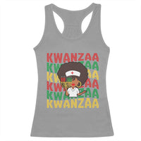 Kwanzaa Nurse Pride Racerback Tank Top African Heritage Holiday Gift - Wonder Print Shop