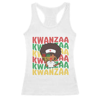 Kwanzaa Nurse Pride Racerback Tank Top African Heritage Holiday Gift - Wonder Print Shop