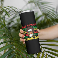Kwanzaa Nurse Pride Skinny Tumbler African Heritage Holiday Gift - Wonder Print Shop