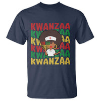 Kwanzaa Nurse Pride T Shirt African Heritage Holiday Gift - Wonder Print Shop