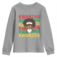 Kwanzaa Nurse Pride Youth Sweatshirt African Heritage Holiday Gift - Wonder Print Shop