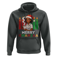 Merry Kwanzaa Hoodie Nurse African American Holiday Celebration Gift - Wonder Print Shop