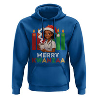 Merry Kwanzaa Hoodie Nurse African American Holiday Celebration Gift - Wonder Print Shop