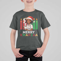 Merry Kwanzaa T Shirt For Kid Nurse African American Holiday Celebration Gift - Wonder Print Shop