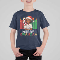 Merry Kwanzaa T Shirt For Kid Nurse African American Holiday Celebration Gift - Wonder Print Shop