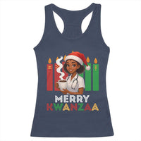 Merry Kwanzaa Racerback Tank Top Nurse African American Holiday Celebration Gift - Wonder Print Shop
