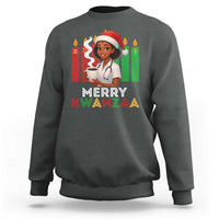 Merry Kwanzaa Sweatshirt Nurse African American Holiday Celebration Gift - Wonder Print Shop