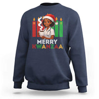 Merry Kwanzaa Sweatshirt Nurse African American Holiday Celebration Gift - Wonder Print Shop