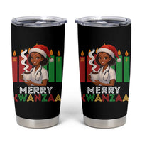 Merry Kwanzaa Tumbler Cup Nurse African American Holiday Celebration Gift - Wonder Print Shop