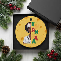 African American Nurse Ceramic Ornament Joyful Kwanzaa Celebration Gift - Wonder Print Shop