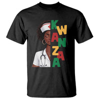 African American Nurse T Shirt Joyful Kwanzaa Celebration Gift - Wonder Print Shop