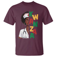African American Nurse T Shirt Joyful Kwanzaa Celebration Gift - Wonder Print Shop