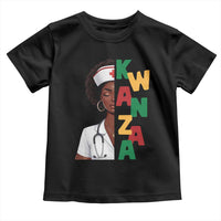 African American Nurse Toddler T Shirt Joyful Kwanzaa Celebration Gift - Wonder Print Shop