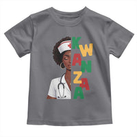African American Nurse Toddler T Shirt Joyful Kwanzaa Celebration Gift - Wonder Print Shop