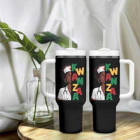 African American Nurse Tumbler With Handle Joyful Kwanzaa Celebration Gift - Wonder Print Shop