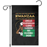 7 Principles Of Kwanzaa Garden Flag Nurse Pride African American Heritage Gift - Wonder Print Shop