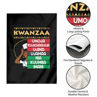 7 Principles Of Kwanzaa Garden Flag Nurse Pride African American Heritage Gift - Wonder Print Shop